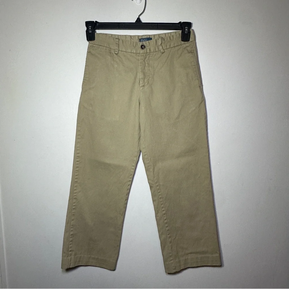 Boys Classic Polo by Ralph Lauren Khaki Chinos Pants Size 14 Holidays Easter
